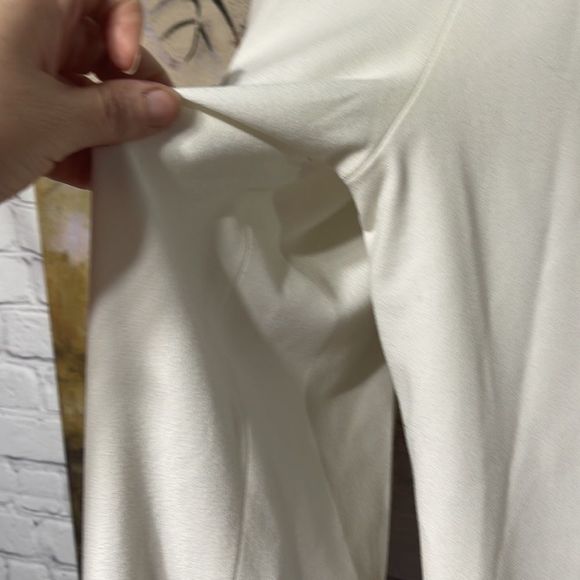 Classic Cream Wide Leg Side Zip Pant 8 Ellen Tracy - Picture 10 of 12